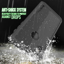 Load image into Gallery viewer, iPhone XS Waterproof IP68 Case, Punkcase [Black] [StudStar Series] [Slim Fit] [Dirtproof]
