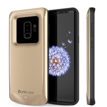 Load image into Gallery viewer, Galaxy S9 PLUS Battery Case, PunkJuice 5000mAH Fast Charging Power Bank Case [Gold]
