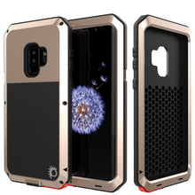 Load image into Gallery viewer, Galaxy S9 Plus Metal Case, Heavy Duty Military Grade Rugged Armor Cover [Gold]
