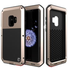 Load image into Gallery viewer, Galaxy S9 Metal Case, Heavy Duty Military Grade Rugged Armor Cover [Gold]

