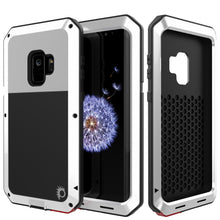 Load image into Gallery viewer, Galaxy S9 Metal Case, Heavy Duty Military Grade Rugged Armor Cover [White]
