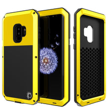 Load image into Gallery viewer, Galaxy S9 Plus Metal Case, Heavy Duty Military Grade Rugged Armor Cover [Neon]
