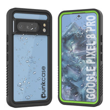 Load image into Gallery viewer, Google Pixel 8 Pro Waterproof Case, Punkcase [Extreme Series] Armor Cover W/ Built In Screen Protector [Light Green]
