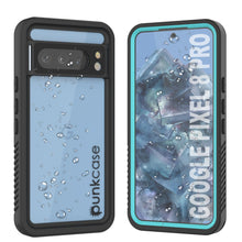 Load image into Gallery viewer, Google Pixel 8 Pro Waterproof Case, Punkcase [Extreme Series] Armor Cover W/ Built In Screen Protector [Teal]
