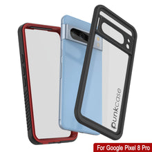 Load image into Gallery viewer, Google Pixel 8 Pro Waterproof Case, Punkcase [Extreme Series] Armor Cover W/ Built In Screen Protector [Red]
