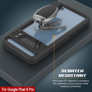 Google Pixel 8 Pro Waterproof Case, Punkcase [Extreme Series] Armor Cover W/ Built In Screen Protector [Teal]