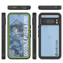 Load image into Gallery viewer, Google Pixel 8 Pro Waterproof Case, Punkcase [Extreme Series] Armor Cover W/ Built In Screen Protector [Light Green]
