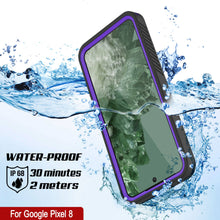 Load image into Gallery viewer, Google Pixel 8  Waterproof Case, Punkcase [Extreme Series] Armor Cover W/ Built In Screen Protector [Purple]
