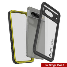 Load image into Gallery viewer, Google Pixel 8  Waterproof Case, Punkcase [Extreme Series] Armor Cover W/ Built In Screen Protector [Yellow]
