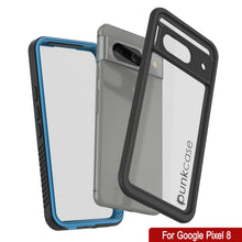 Load image into Gallery viewer, Google Pixel 8  Waterproof Case, Punkcase [Extreme Series] Armor Cover W/ Built In Screen Protector [Light Blue]
