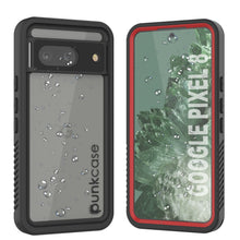 Load image into Gallery viewer, Google Pixel 8  Waterproof Case, Punkcase [Extreme Series] Armor Cover W/ Built In Screen Protector [Red]
