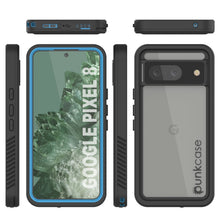 Load image into Gallery viewer, Google Pixel 8  Waterproof Case, Punkcase [Extreme Series] Armor Cover W/ Built In Screen Protector [Light Blue]

