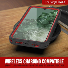 Load image into Gallery viewer, Google Pixel 8  Waterproof Case, Punkcase [Extreme Series] Armor Cover W/ Built In Screen Protector [Red]
