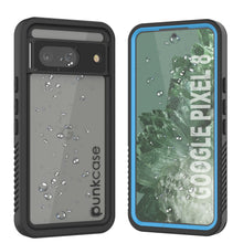 Load image into Gallery viewer, Google Pixel 8  Waterproof Case, Punkcase [Extreme Series] Armor Cover W/ Built In Screen Protector [Light Blue]
