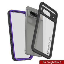 Load image into Gallery viewer, Google Pixel 8  Waterproof Case, Punkcase [Extreme Series] Armor Cover W/ Built In Screen Protector [Purple]
