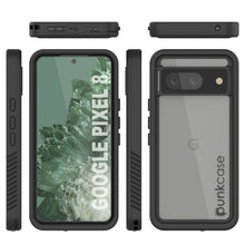 Load image into Gallery viewer, Google Pixel 8  Waterproof Case, Punkcase [Extreme Series] Armor Cover W/ Built In Screen Protector [Black]
