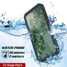 Load image into Gallery viewer, Google Pixel 8  Waterproof Case, Punkcase [Extreme Series] Armor Cover W/ Built In Screen Protector [Navy Blue]
