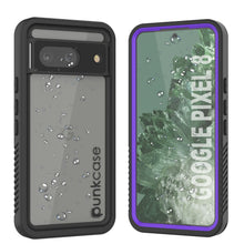 Load image into Gallery viewer, Google Pixel 8  Waterproof Case, Punkcase [Extreme Series] Armor Cover W/ Built In Screen Protector [Purple]
