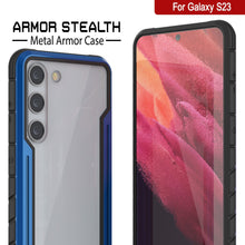 Load image into Gallery viewer, Punkcase S23 Armor Stealth Case Protective Military Grade Multilayer Cover [Navy Blue]

