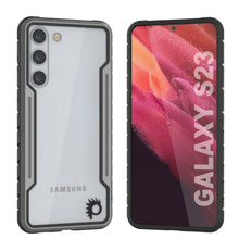 Load image into Gallery viewer, Punkcase S23 Armor Stealth Case Protective Military Grade Multilayer Cover [Grey-Black]
