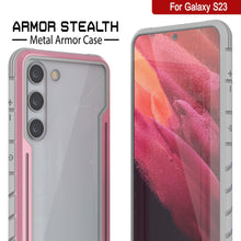 Load image into Gallery viewer, Punkcase S23 Armor Stealth Case Protective Military Grade Multilayer Cover [Rose-Gold]
