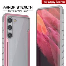 Load image into Gallery viewer, Punkcase S23+ Plus Armor Stealth Case Protective Military Grade Multilayer Cover [Rose-Gold]
