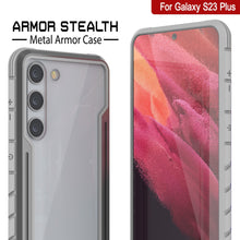 Load image into Gallery viewer, Punkcase S23+ Plus Armor Stealth Case Protective Military Grade Multilayer Cover [Grey]
