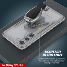 Load image into Gallery viewer, Punkcase S23+ Plus Armor Stealth Case Protective Military Grade Multilayer Cover [Grey]

