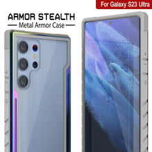 Load image into Gallery viewer, Punkcase S23 Ultra Armor Stealth Case Protective Military Grade Multilayer Cover [Rainbow]
