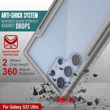 Load image into Gallery viewer, Punkcase S23 Ultra Armor Stealth Case Protective Military Grade Multilayer Cover [Grey]
