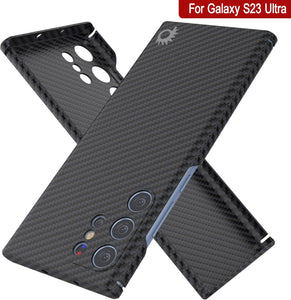 Punkcase S23 Ultra Carbon Fiber Case [AramidShield Series] Ultra Slim & Light Kevlar