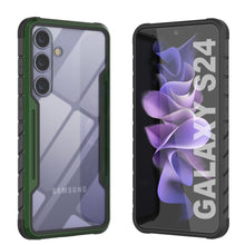 Load image into Gallery viewer, Punkcase S24 Armor Stealth Case Protective Military Grade Multilayer Cover [Dark Green]
