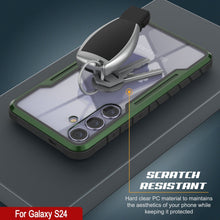 Load image into Gallery viewer, Punkcase S24 Armor Stealth Case Protective Military Grade Multilayer Cover [Dark Green]
