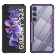 Load image into Gallery viewer, Punkcase S24 Armor Stealth Case Protective Military Grade Multilayer Cover [Purple]
