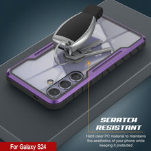 Load image into Gallery viewer, Punkcase S24 Armor Stealth Case Protective Military Grade Multilayer Cover [Purple]
