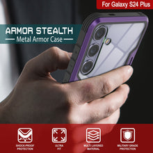 Load image into Gallery viewer, Punkcase S24+ Plus Armor Stealth Case Protective Military Grade Multilayer Cover [Purple]
