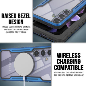Punkcase S24+ Plus Armor Stealth Case Protective Military Grade Multilayer Cover [Navy Blue]