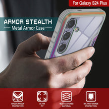 Load image into Gallery viewer, Punkcase S24+ Plus Armor Stealth Case Protective Military Grade Multilayer Cover [Rainbow]
