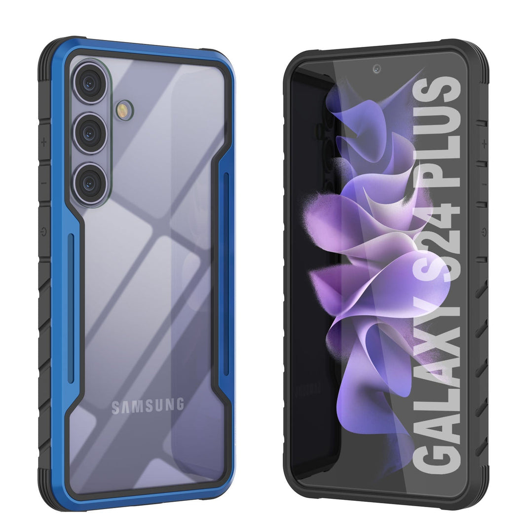 Punkcase S24+ Plus Armor Stealth Case Protective Military Grade Multilayer Cover [Navy Blue]