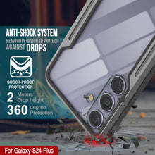 Load image into Gallery viewer, Punkcase S24+ Plus Armor Stealth Case Protective Military Grade Multilayer Cover [Grey-Black]
