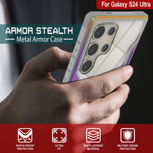 Load image into Gallery viewer, Punkcase S24 Ultra Armor Stealth Case Protective Military Grade Multilayer Cover [Rainbow]

