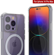 Load image into Gallery viewer, Punkcase iPhone 14 Pro Max Magnetic Wireless Charging Case [ClearMag Series]

