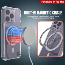 Load image into Gallery viewer, Punkcase iPhone 14 Pro Max Magnetic Wireless Charging Case [ClearMag Series]
