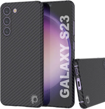 Load image into Gallery viewer, Punkcase S23 Carbon Fiber Case [AramidShield Series] Ultra Slim &amp; Light Kevlar
