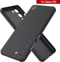 Load image into Gallery viewer, Punkcase S23 Carbon Fiber Case [AramidShield Series] Ultra Slim &amp; Light Kevlar
