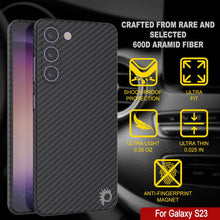 Load image into Gallery viewer, Punkcase S23 Carbon Fiber Case [AramidShield Series] Ultra Slim &amp; Light Kevlar
