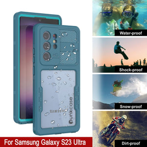 Galaxy S23 Ultra Waterproof Case [Alpine 2.0 Series] [Slim Fit] [IP68 Certified] [Shockproof] [Blue]