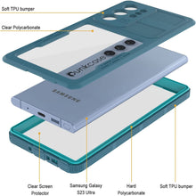 Load image into Gallery viewer, Galaxy S23 Ultra Waterproof Case [Alpine 2.0 Series] [Slim Fit] [IP68 Certified] [Shockproof] [Blue]
