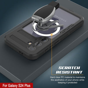 Galaxy S24+ Plus Waterproof Case [Alpine 2.0 Series] [Slim Fit] [IP68 Certified] [Shockproof] [Black]