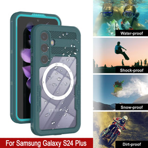 Galaxy S24+ Plus Waterproof Case [Alpine 2.0 Series] [Slim Fit] [IP68 Certified] [Shockproof] [Blue]